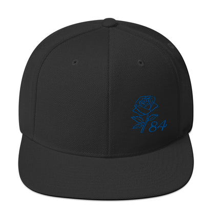 Da Rose84 Snapback - Blue & Black