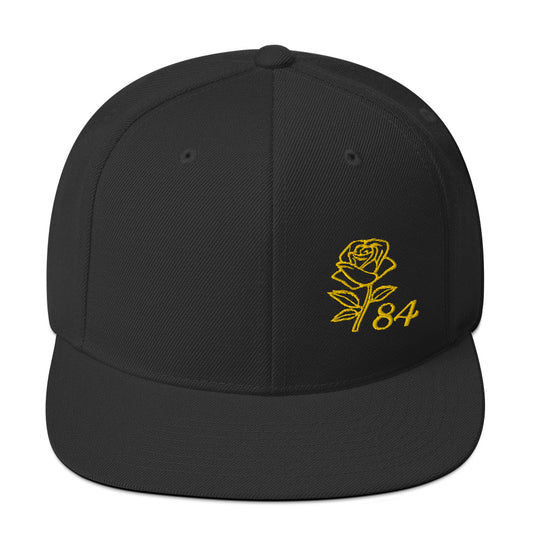 Da Rose84 Snapback - Black & Yellow