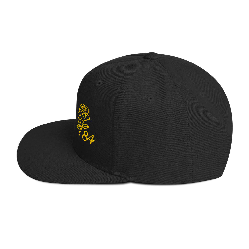 Da Rose84 Snapback - Black & Yellow