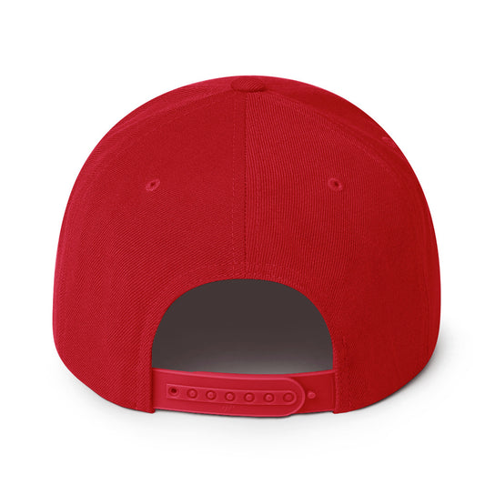 Da Rose84 Snapback - Red & White