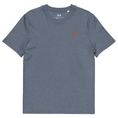 Rose84 Heather blue and Orange Tee