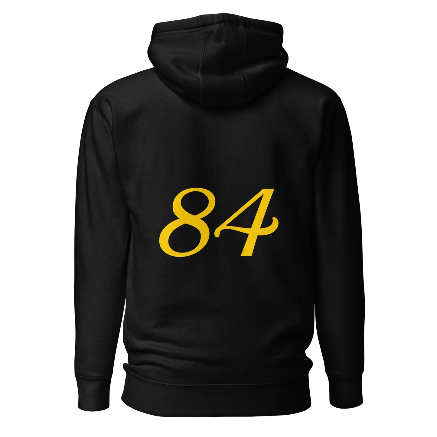 Da Rose84 Unisex Hoodie - Black & Yellow