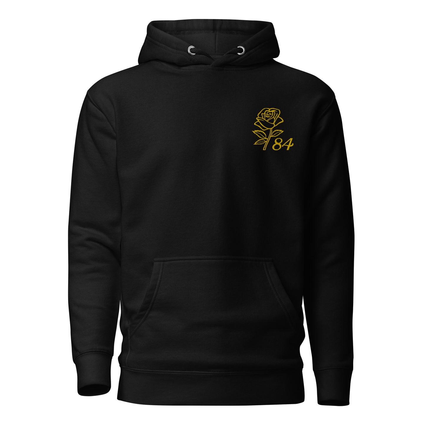 Da Rose84 Unisex Hoodie - Black & Yellow