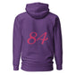 Da Rose84 Unisex Hoodie - Purple & Pink