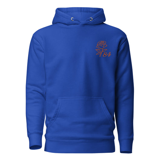 Da Rose84 Unisex Hoodie - Blue & Orange