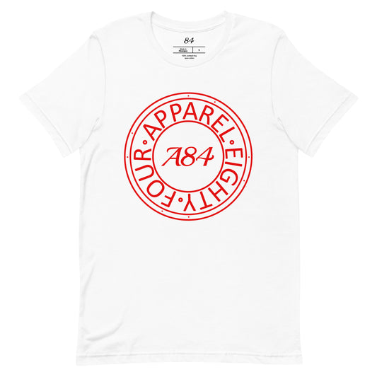 Signature White & Red Tee